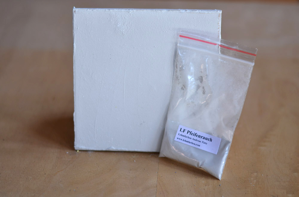 Bild 1 von Lehmfarbe Pfeifenrauch 2.0 samtrau (Hellgrau)  / (Menge) 0,25 kg