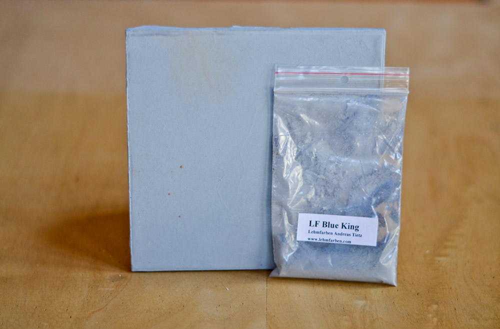Bild 1 von Lehmfarbe Blue King 2.0 (Blau-Violett)  / (Menge) 0,25 kg